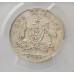 AUSTRALIA 1921 . ONE 1 SHILLING . STAR . PCGS XF45